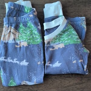 Burt's Bees Christmas Bears And Cabin Pajamas